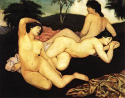 Emile Bernard After the Bath Sweden oil painting art